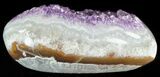 Purple Amethyst Crystal Heart - Uruguay #50872-1